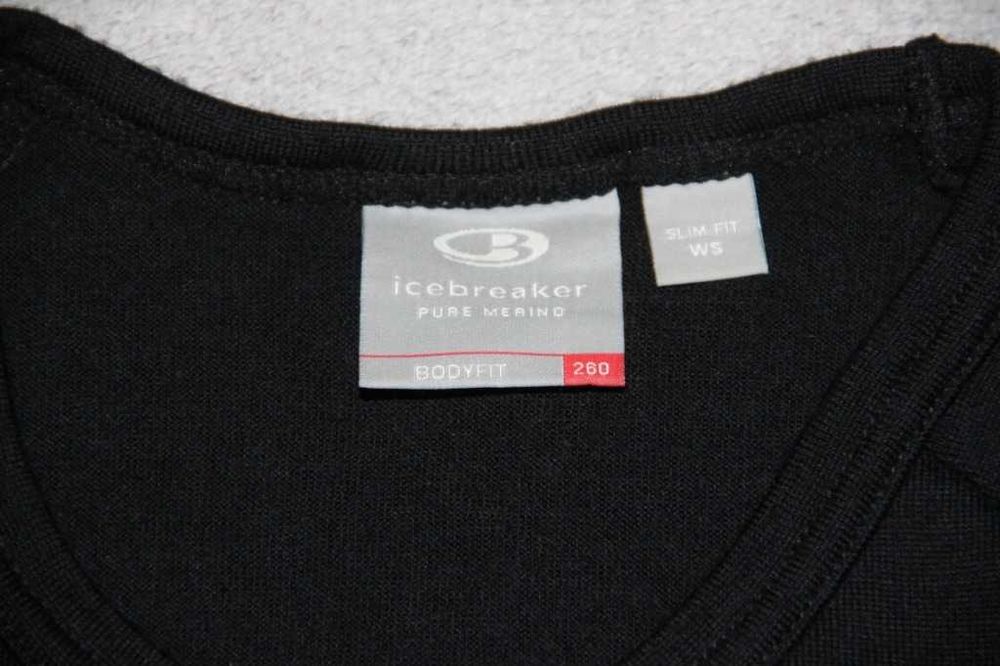 Icebreaker Bodyfit Basic 260 Damska Bluzka Termiczna 100% Merino Wool