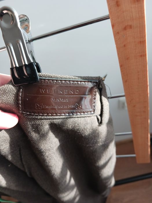 Spodnie premium Max mara weekend wełna chinosy bryczesy rozmiar 38 M