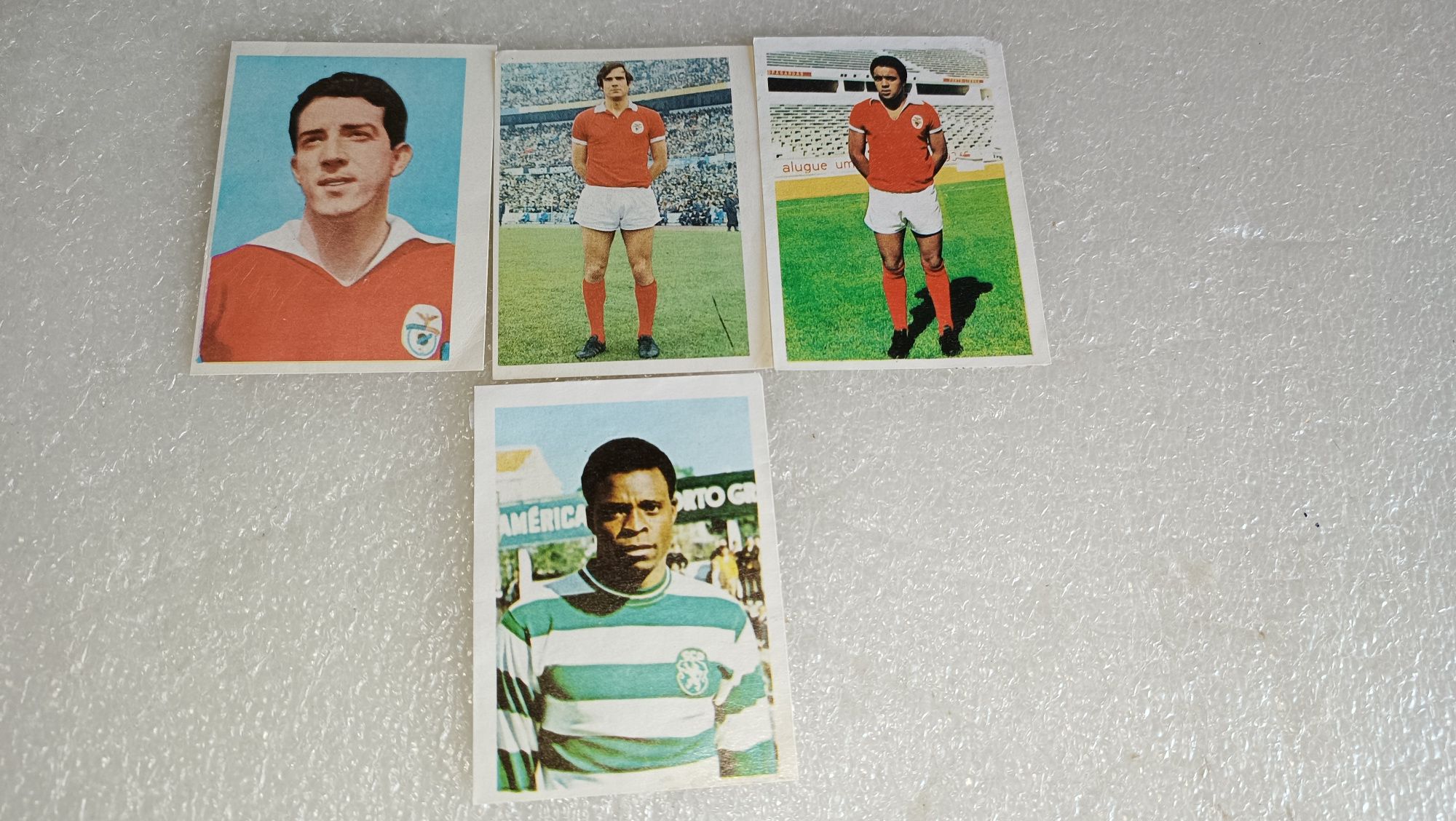 4 Antigos Cromos Futebol Português – Raros