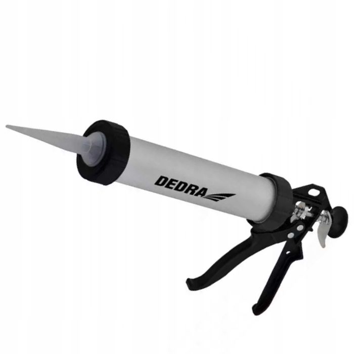 Wyciskacz do mas uszczelniających 600ml Dedra, aluminiowy pistolet