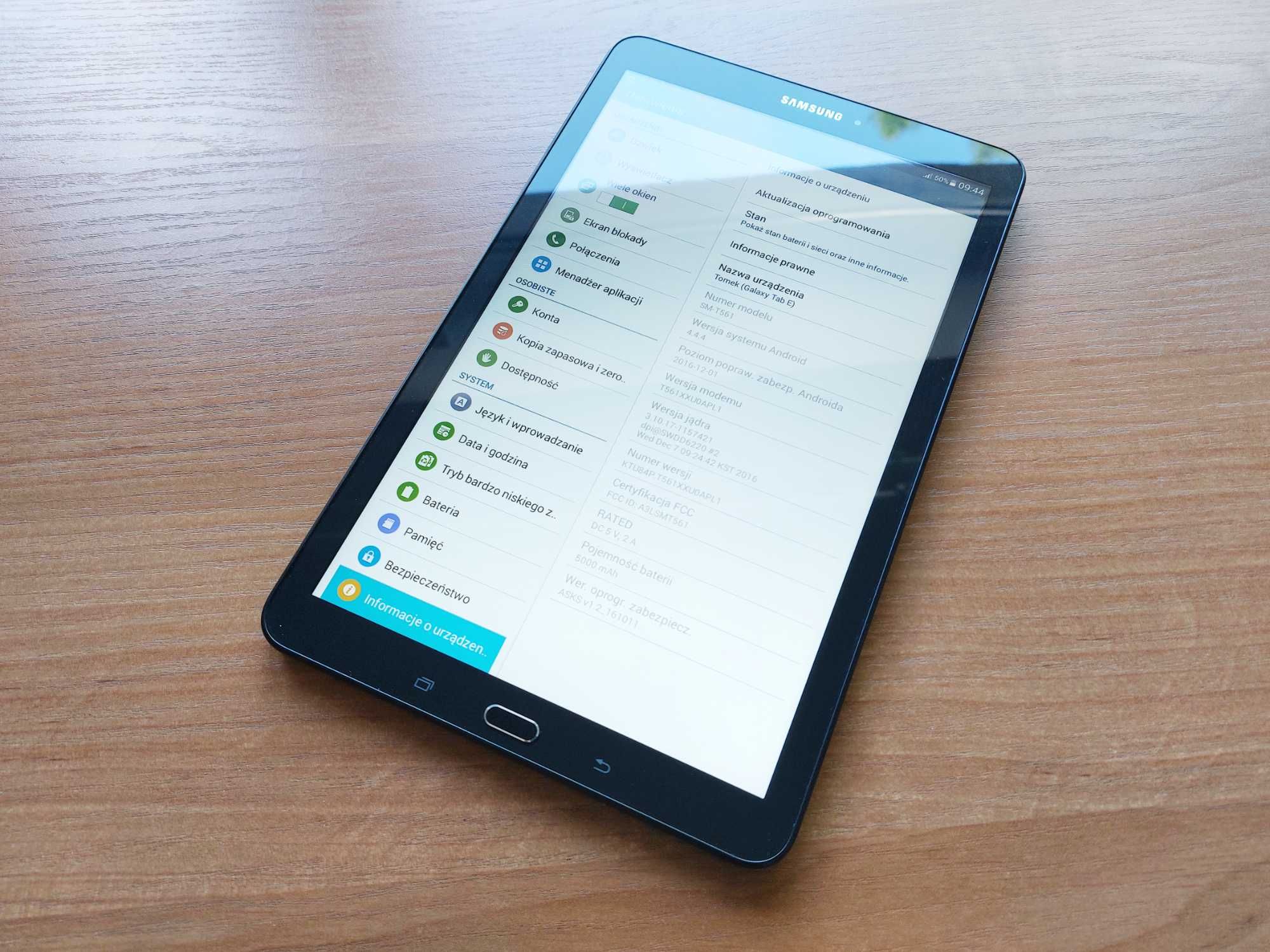 Tablet Samsung Galaxy Tab E 9,6" SM-T561