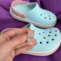 Crocs kids crocband clog ice blue j2 оригінал зі сша