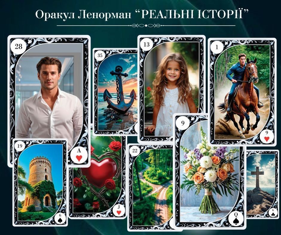Оракул Ленорман "РЕАЛЬНІ ІСТОРІЇ"