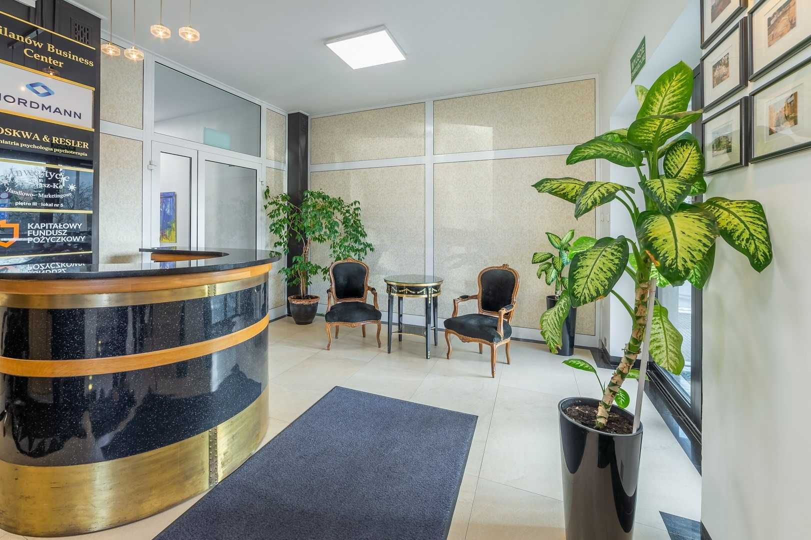 Powierzchnia biurowo-usługowa 56  m2 + meble w cenie Wilanów