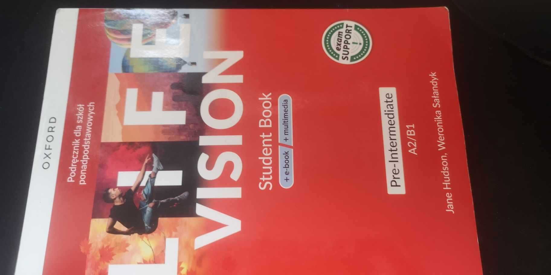 LIFE vision pre-intermediate a2/b1 podręcznik+ćwiczenia