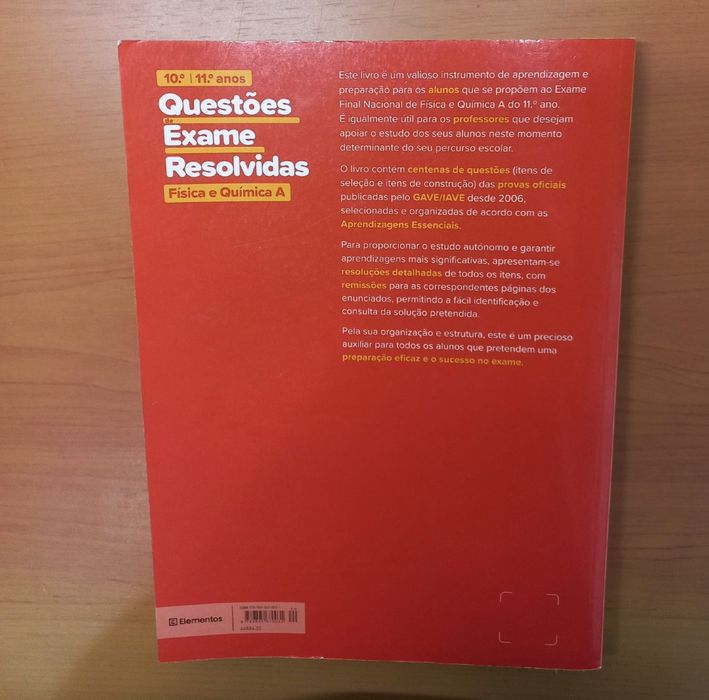 Questões de Exame Resolvidas - Física e Química A - 10.º e 11.º anos