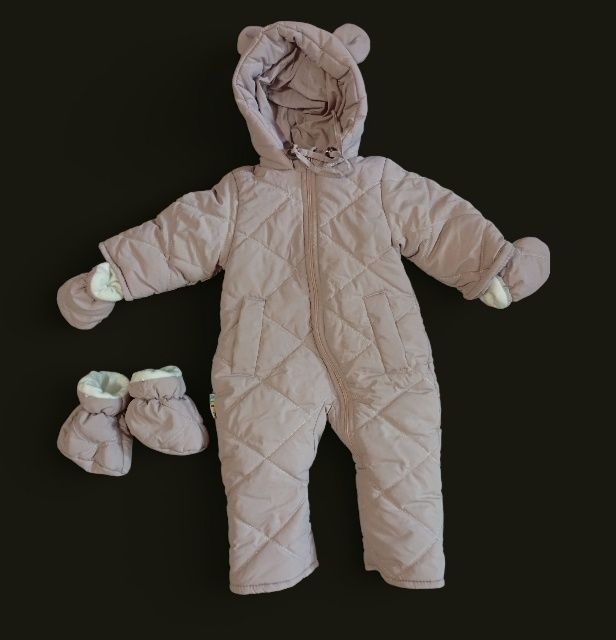 Зимовий комбінезон р.74 для дівчинки