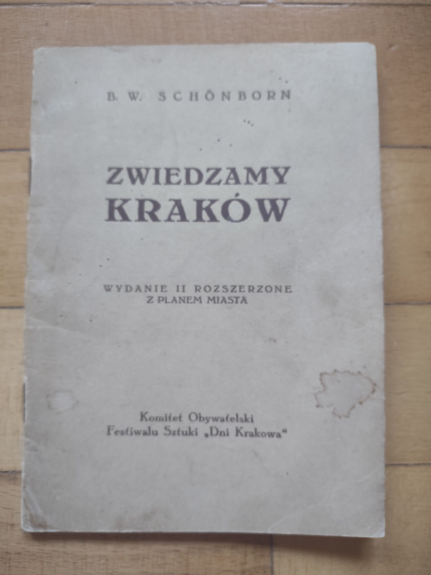B.W. Schönborn.  Zwiedzamy Kraków