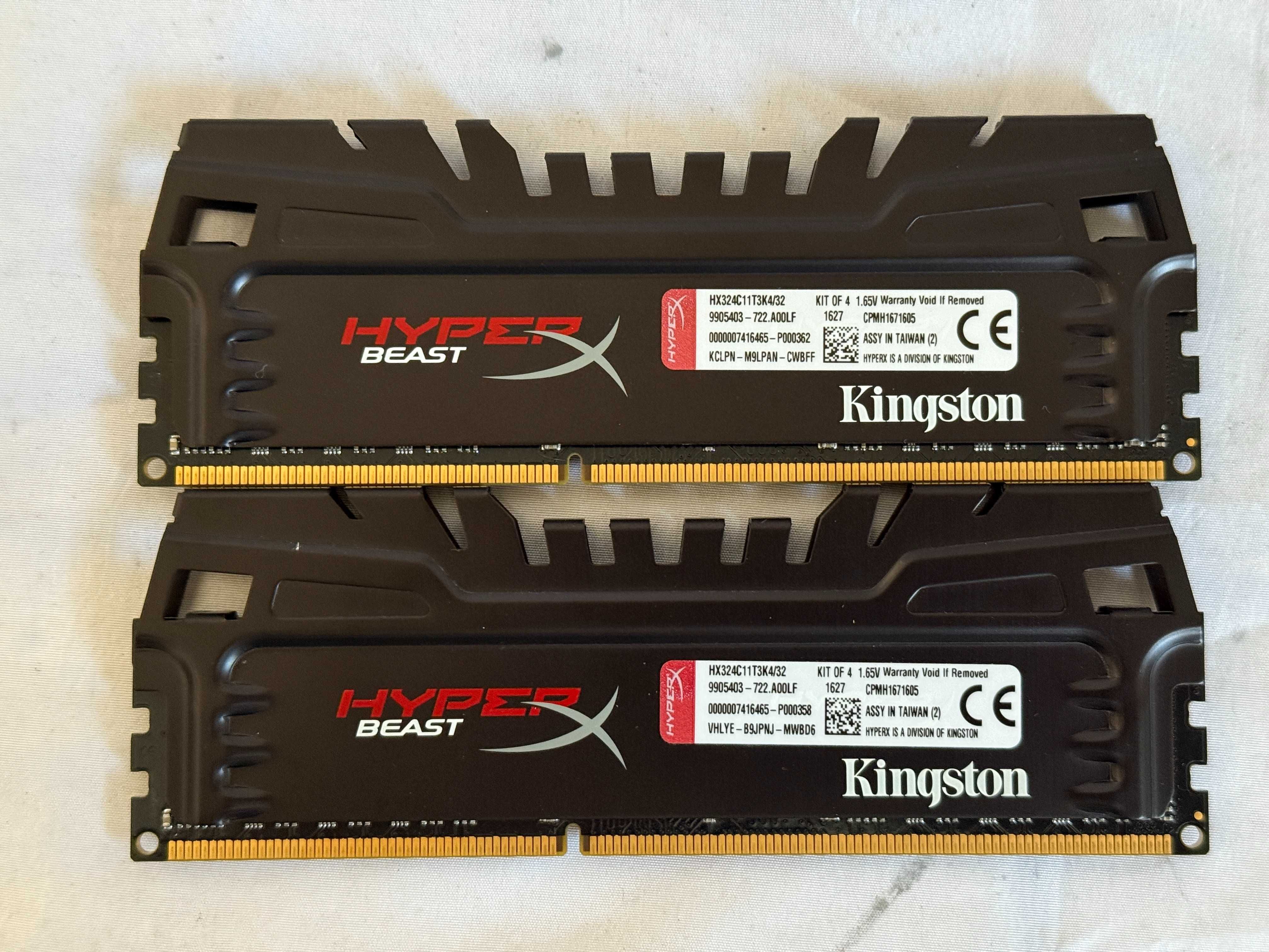 Pamięć RAM DDR3 HyperX Beast 4x8GB 32GB 2133MHz