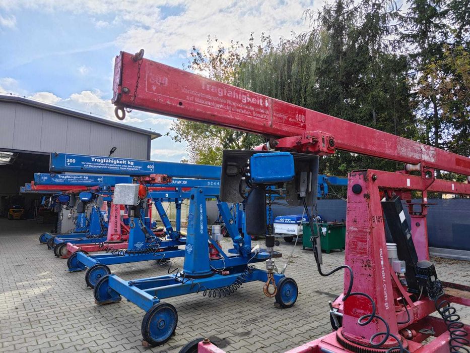 Dźwig Steinweg Bocker MK-300/5 Minikran żuraw wciągarka silki bloczków