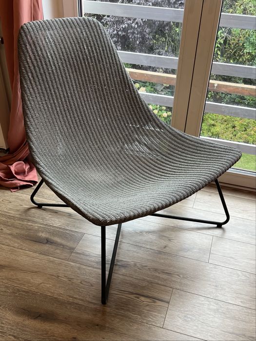 Fotel ratanowy Ikea Radviken ogrodowy