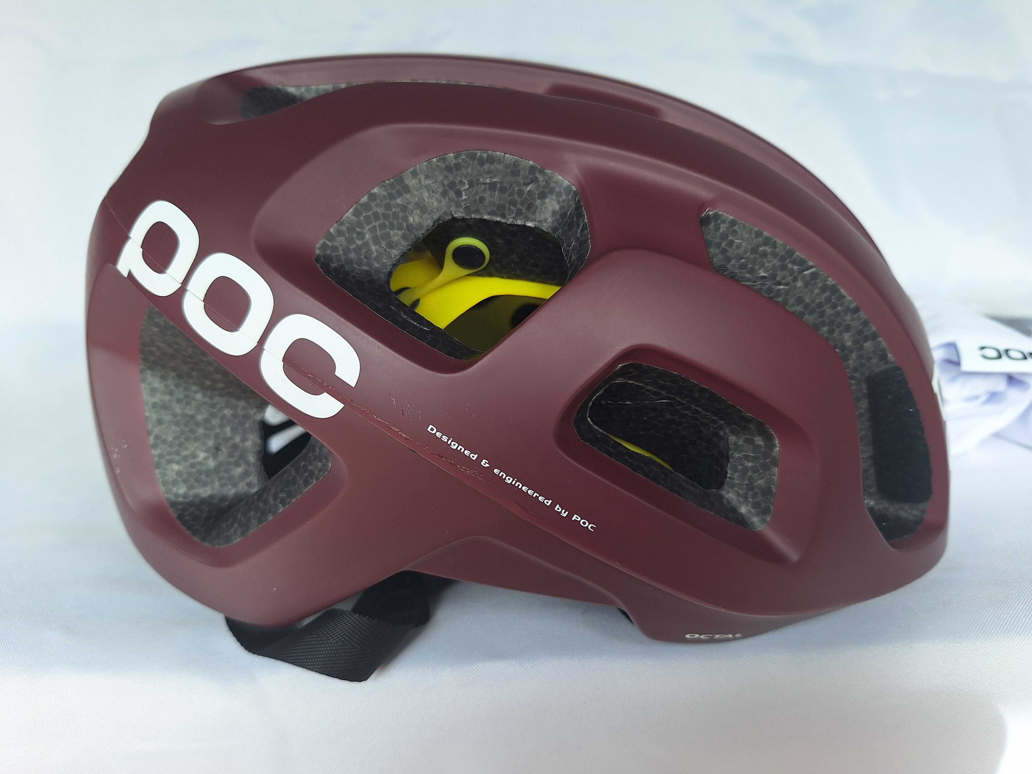 Kask rowerowy szosowy Poc Octal Mips Garnet Red Matt M 54-60cm