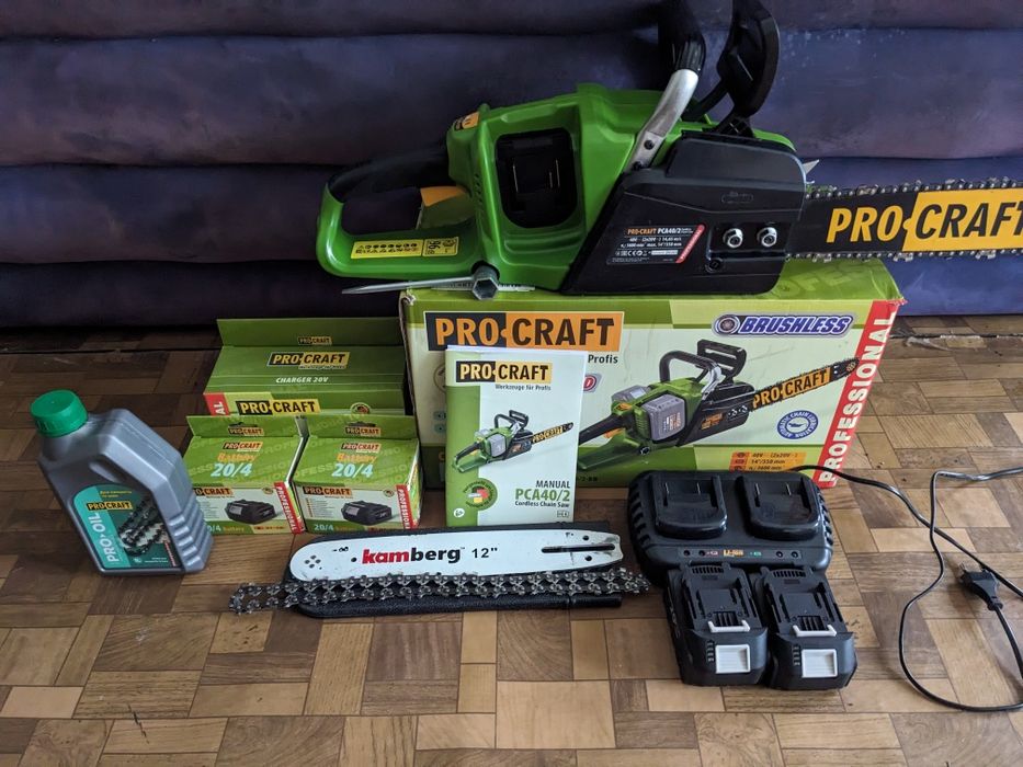 Procraft PCA40/ 4А/Г 2АКБ+зарядка