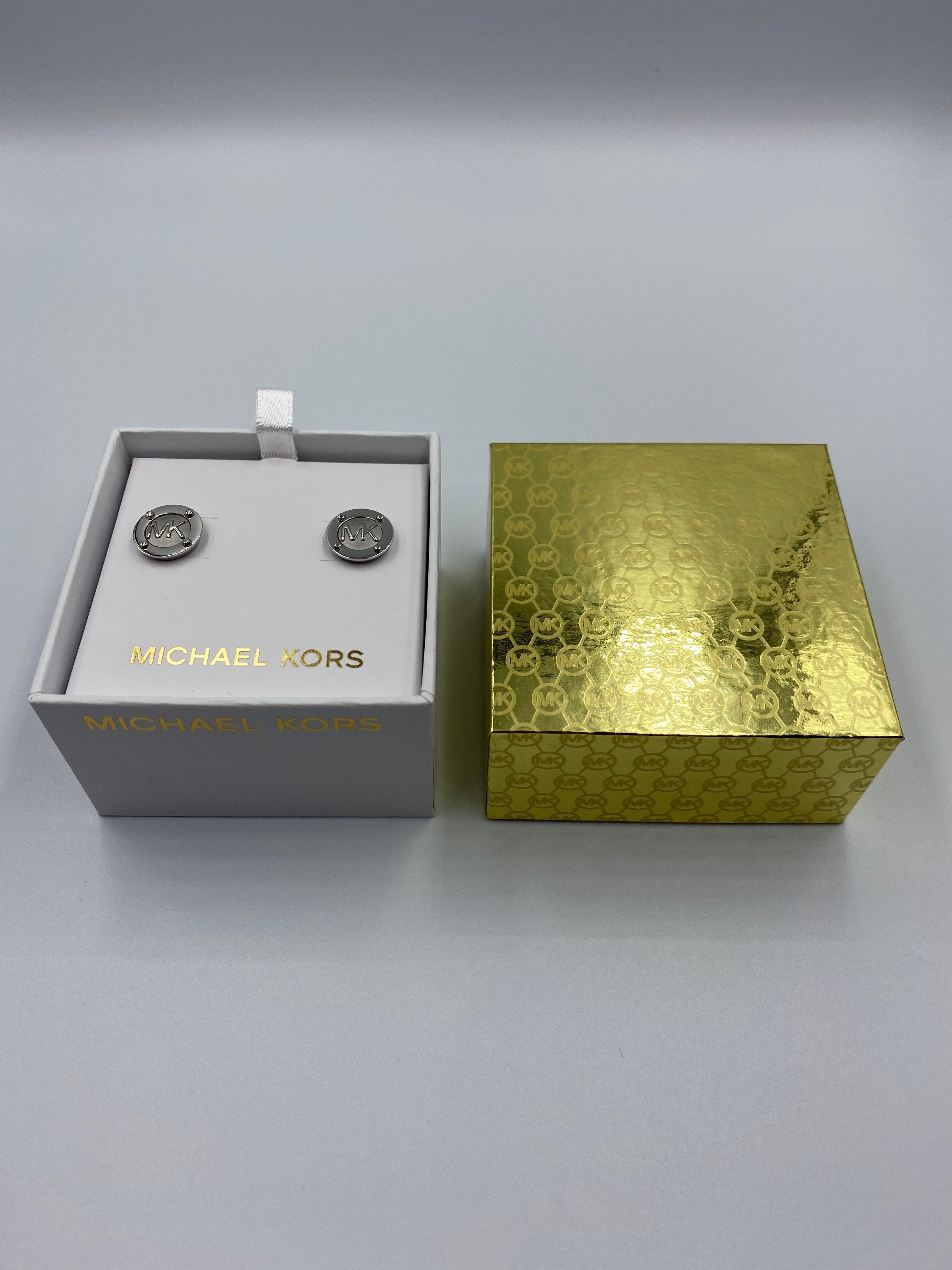 Srebrne kolczyki Michael Kors