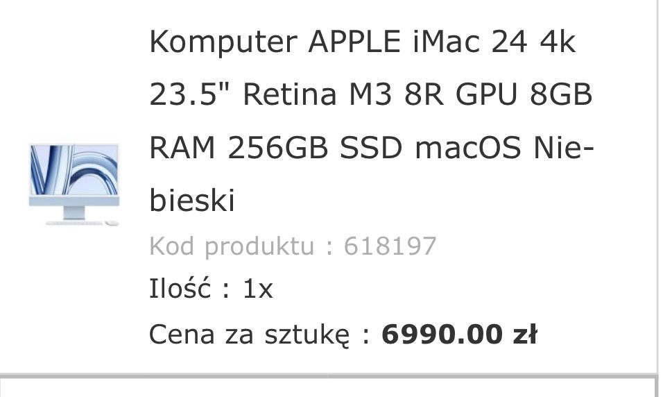 Apple Imac 24 4K