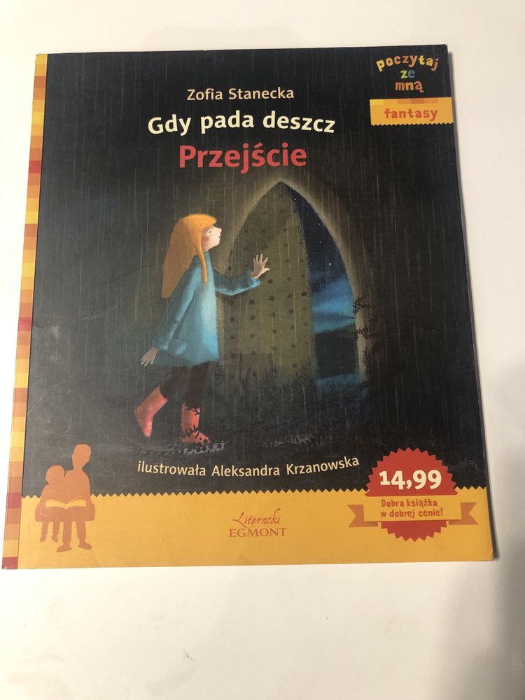 Egmont książka fantasy Gdy pada deszcz przejście.
