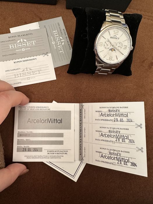 Zegarek męski Bisset stalowy BSDF45