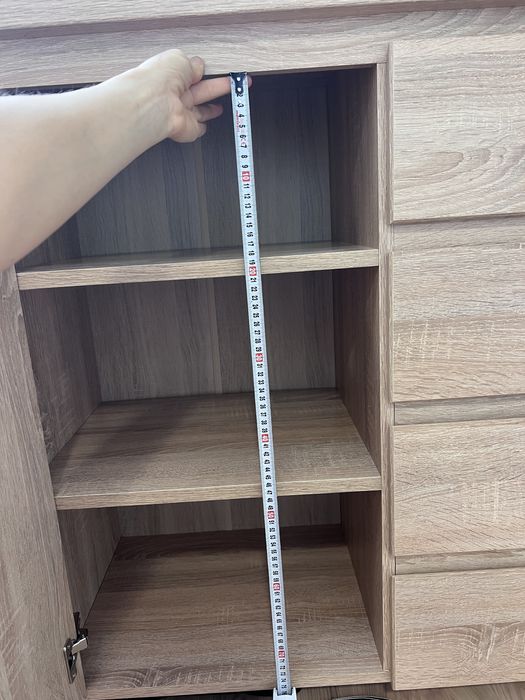 Комод Каспіан KOM2D4S 2-дверна з 4 шухлядами Дуб сонома