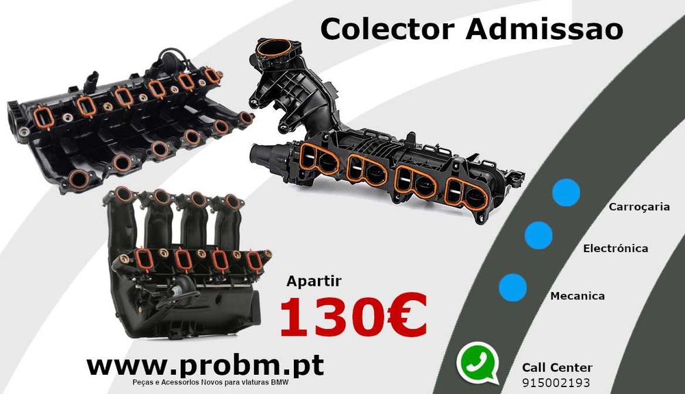 Colector Admissao Novo p/BMW