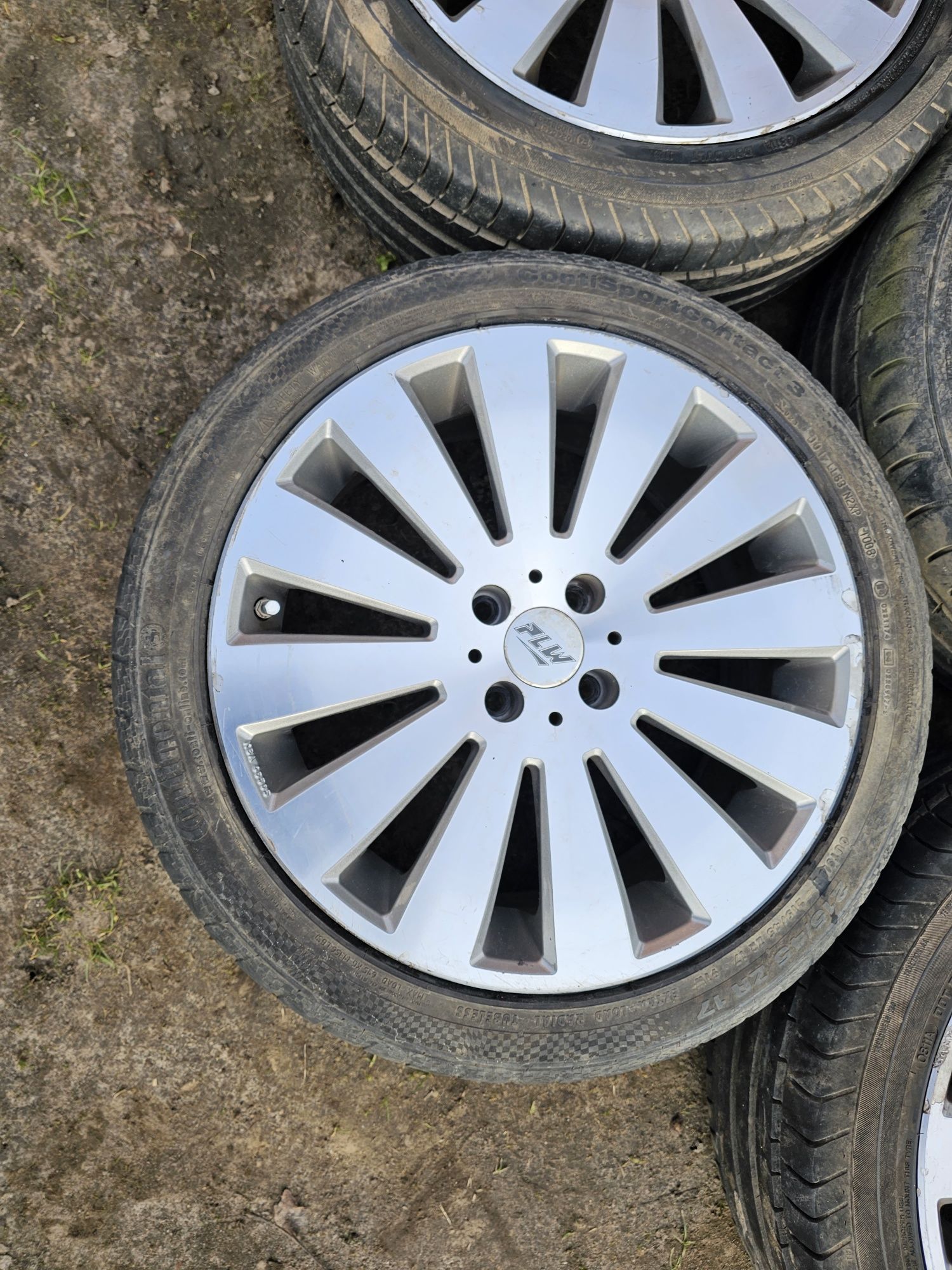 Koła felgi aluminiowe 17" 4x100 et38 7.5j opony letnie 215/45R17