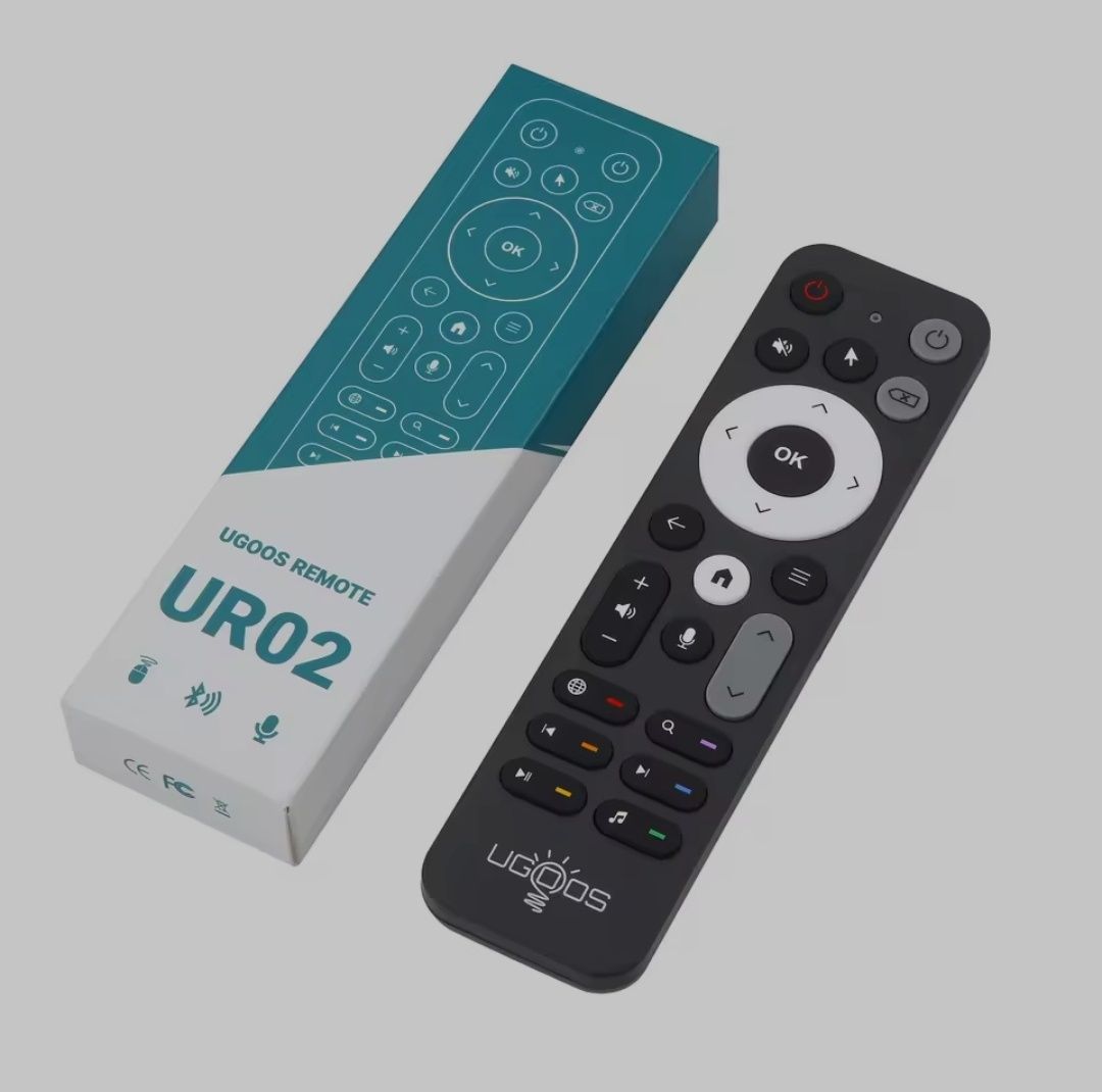 Пульт Ugoos UR02 bluetooth аэромышь air mouse голосовое управление