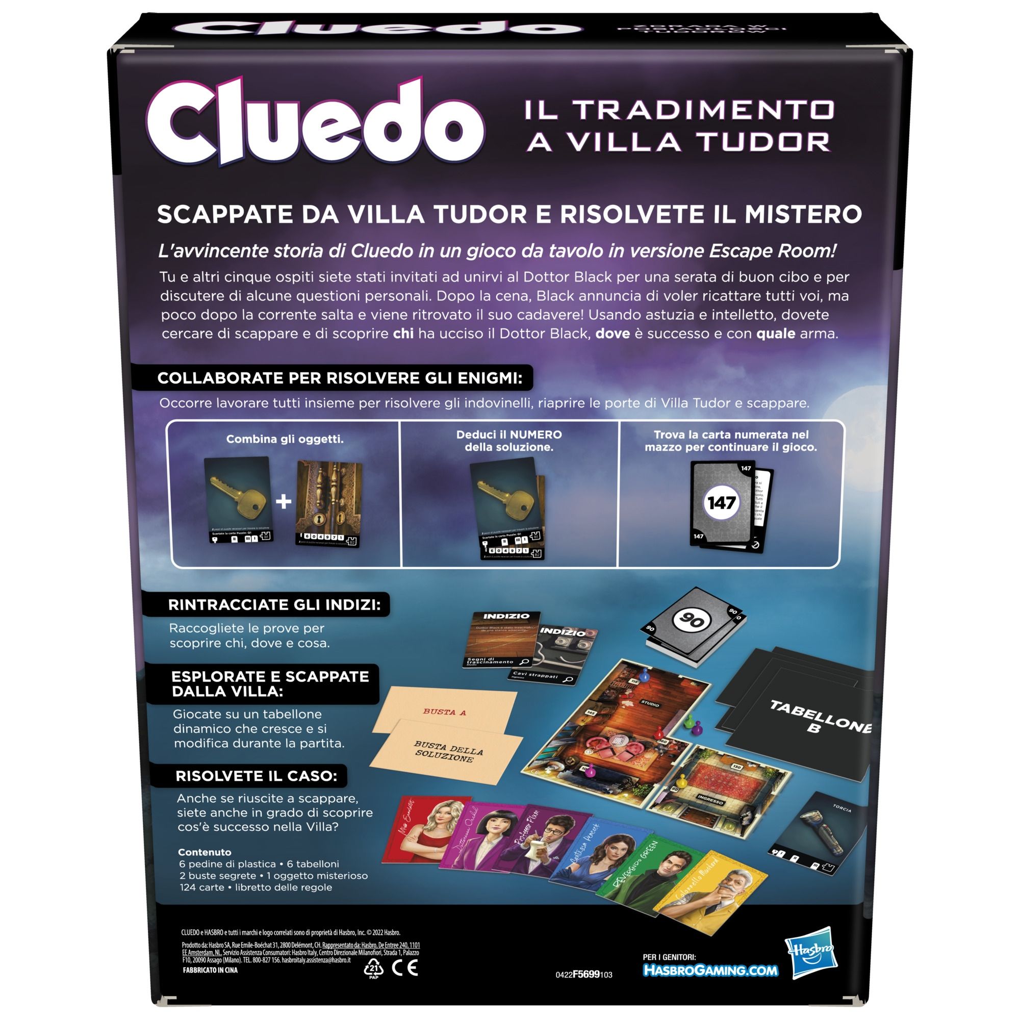 gra planszowa cluedo escape