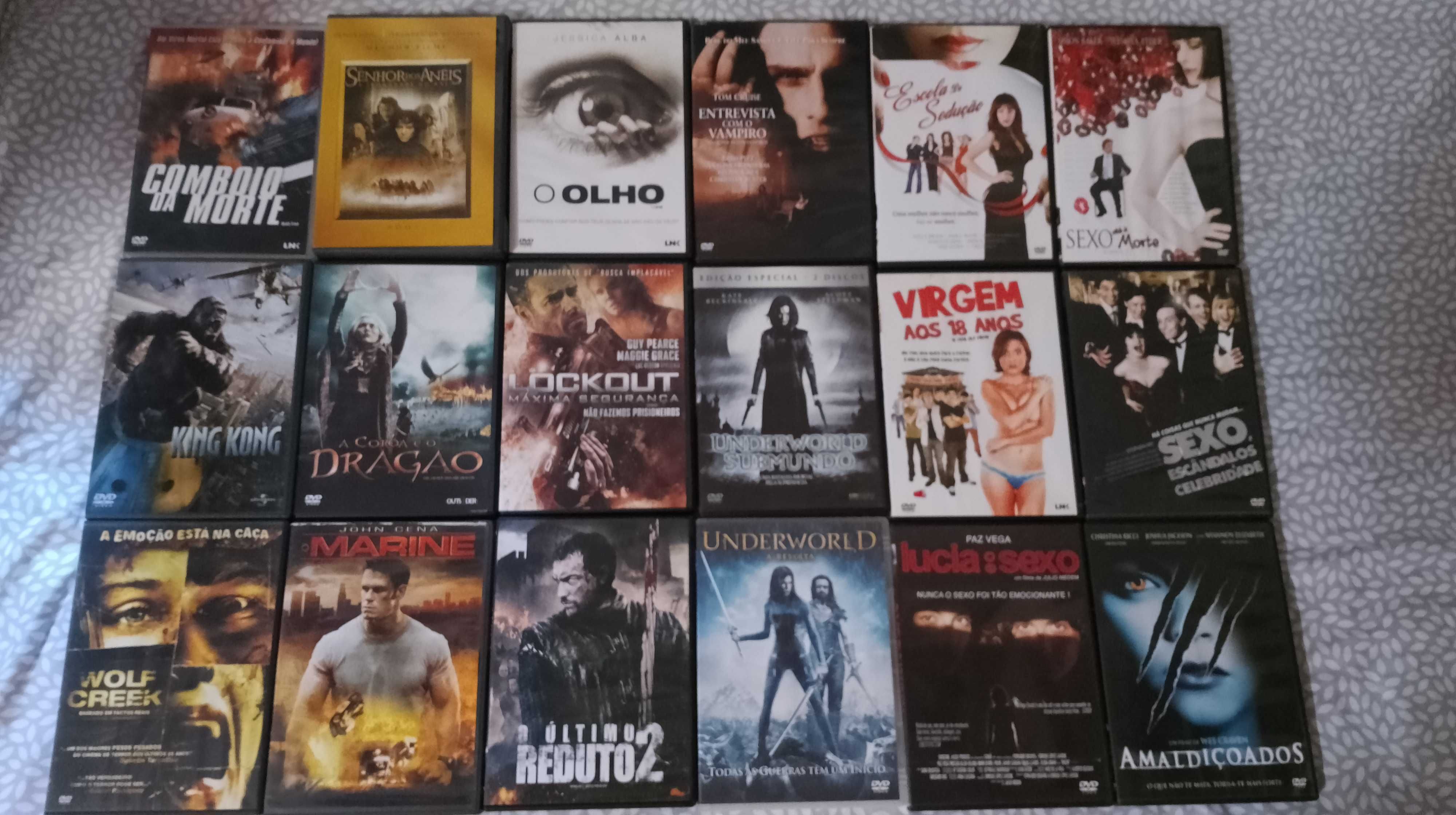 DVD's filmes como novos