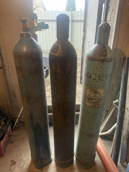 Балони кисневі та вуглекислотний, 40 л