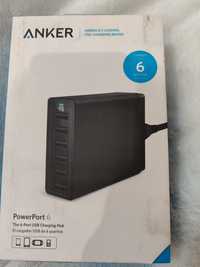 Зарядний пристрій Anker PowerPort 6 60W 6-port USB Power IQ V3 Black