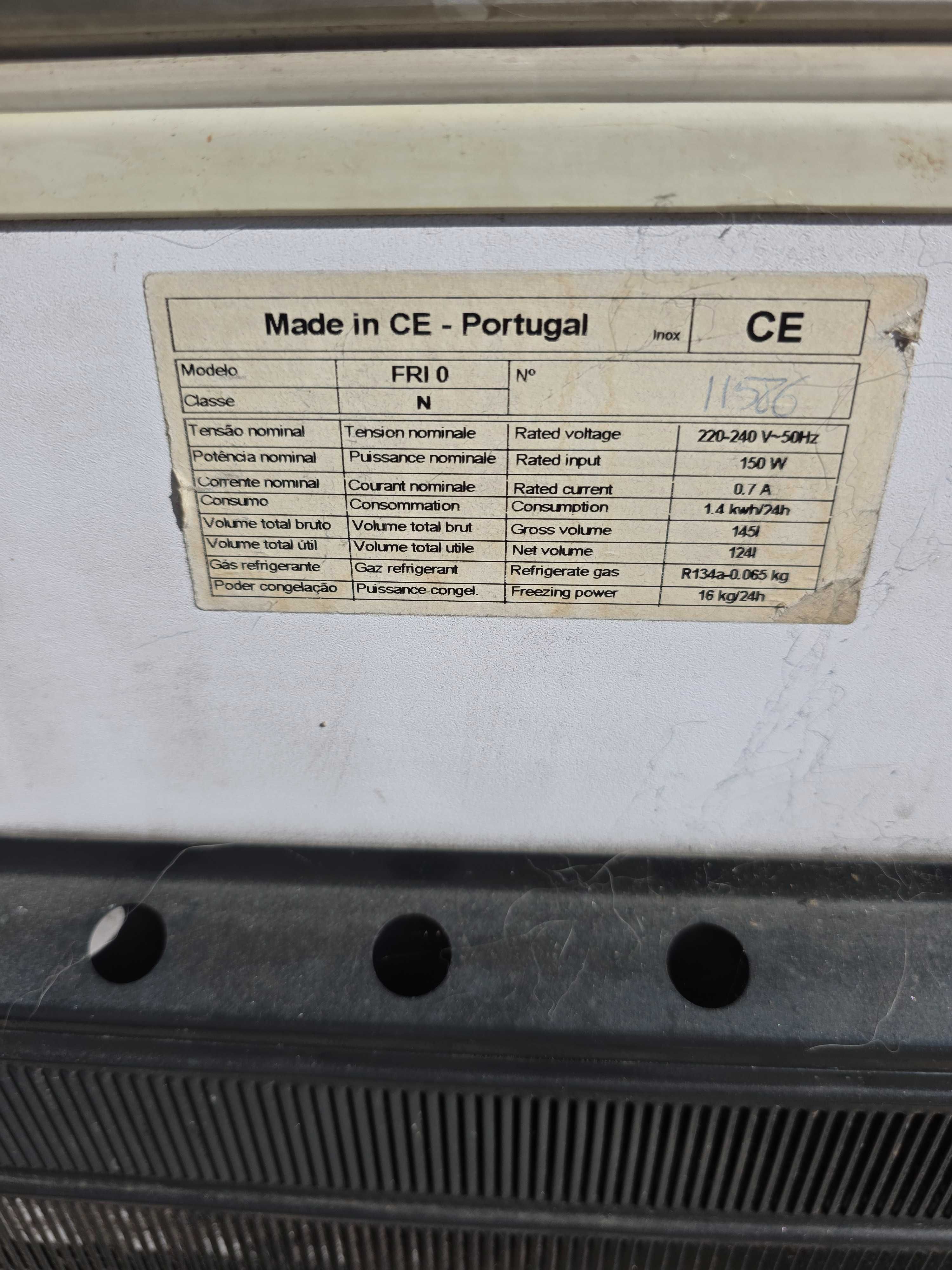 Arca congeladora Vertical 125L
