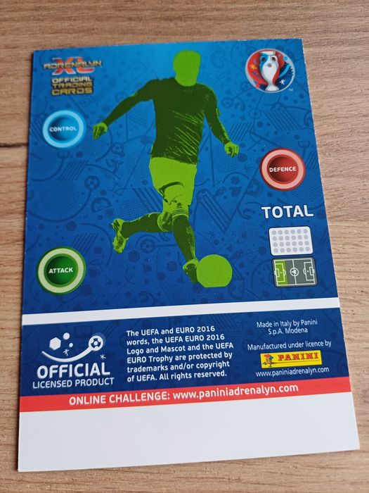 Karta Euro 2016 Lewandowski XXL 10 x 14 cm Limited Edition Adrenalyn