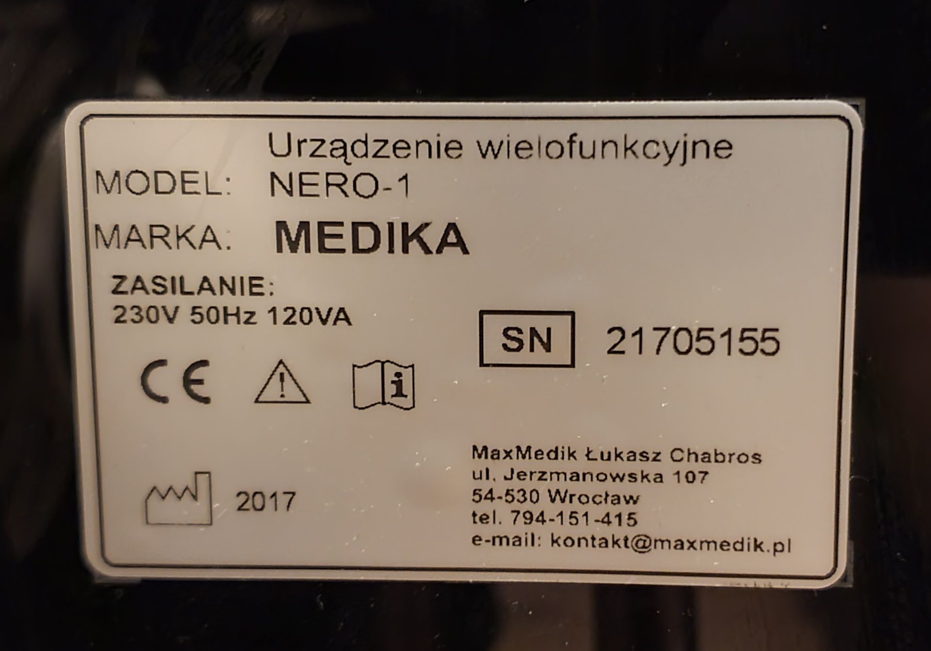 Kompresor wyciszony bezolejowy dentystyczny Medika urządzenie kosmety