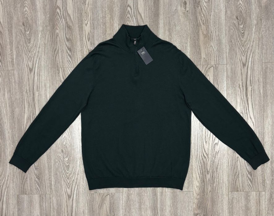 Marks & Spencer L Шерстяной Мужской свитер шерсти l спенсер с замком