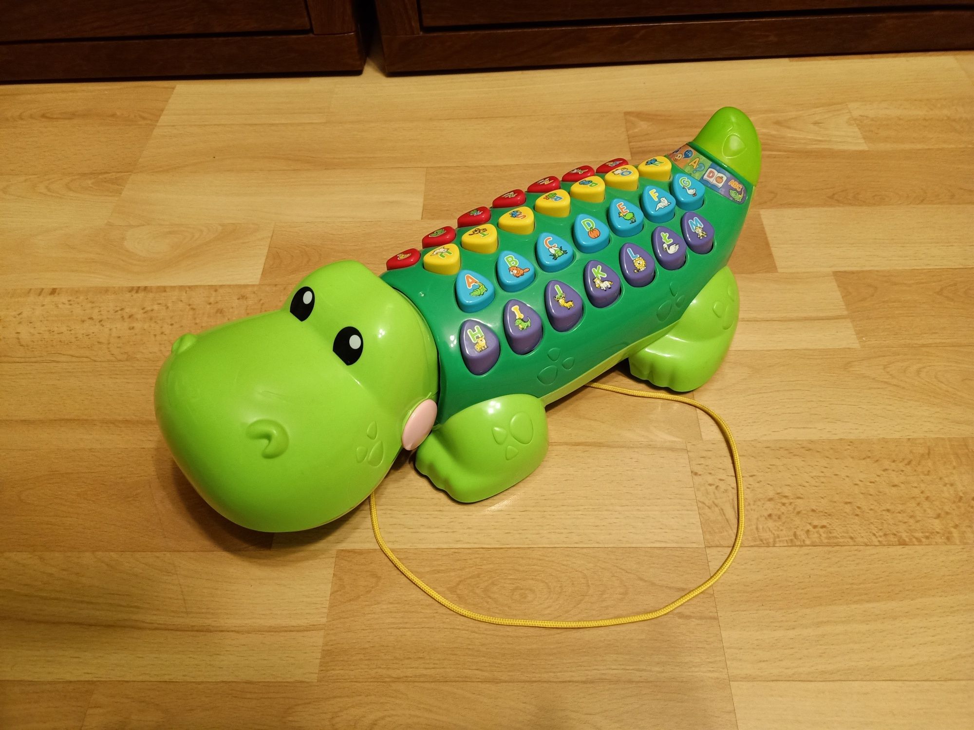 Aligator edukator Vtech, nauka literek, mowy