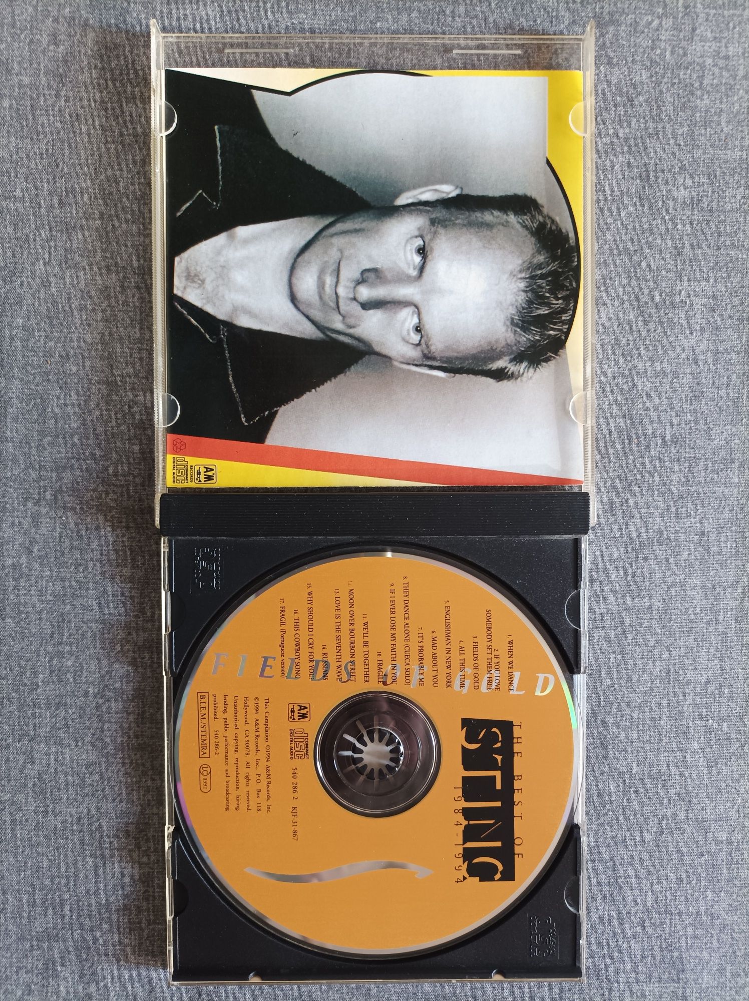 59 - STING - THE BEST OF, Flelds of Gold  TOTO  Mindfields - 2 x CD