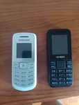 Telemóveis teclas Alcatel e Samsung