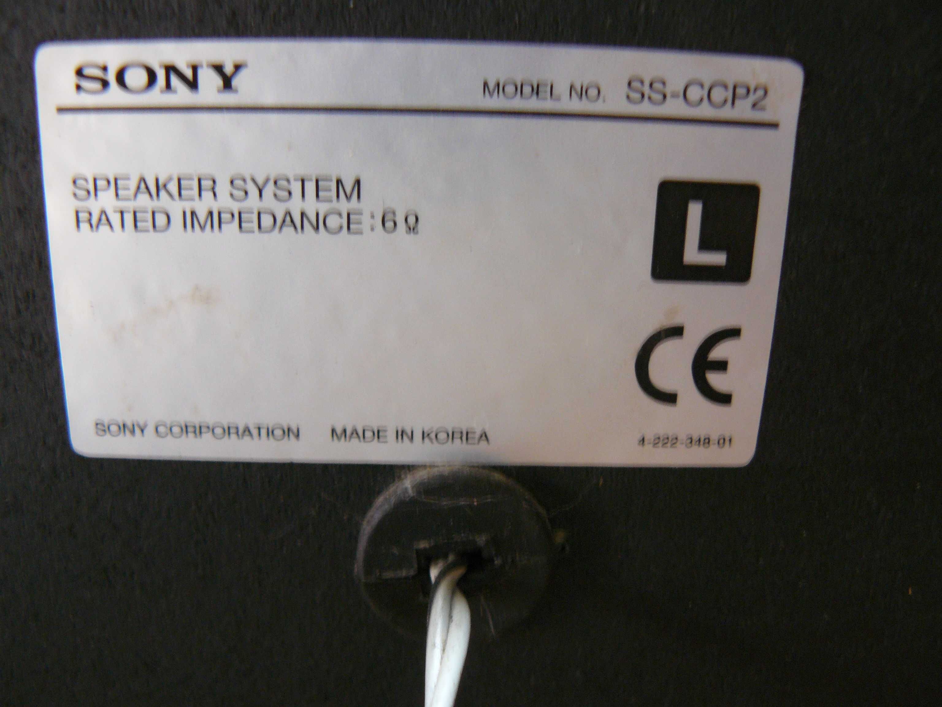 Kolumny głośniki Sony 2 szt. para 6 ohm maskownice