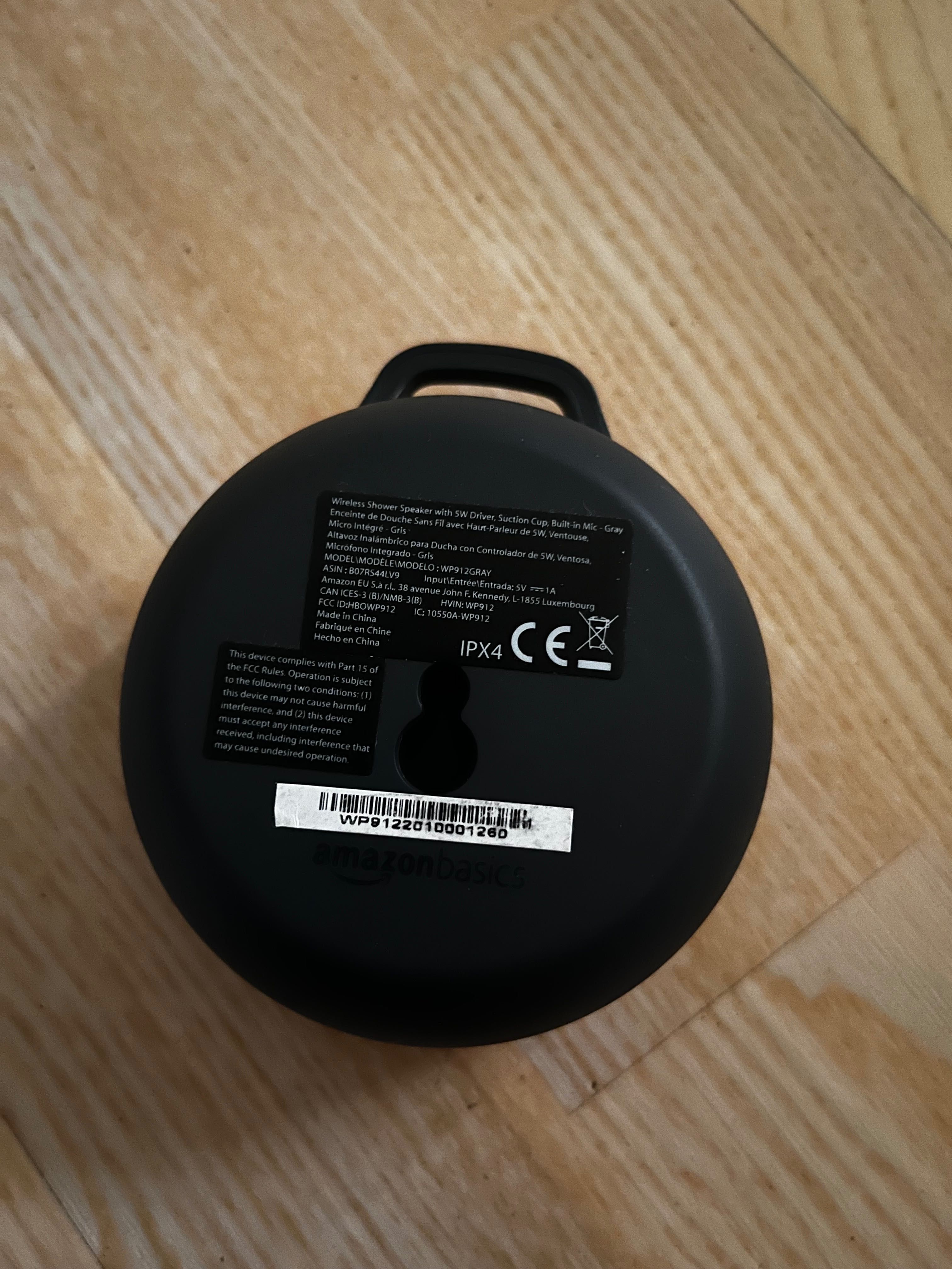 Głośnik bluetooth pod prysznic Amazon Basics