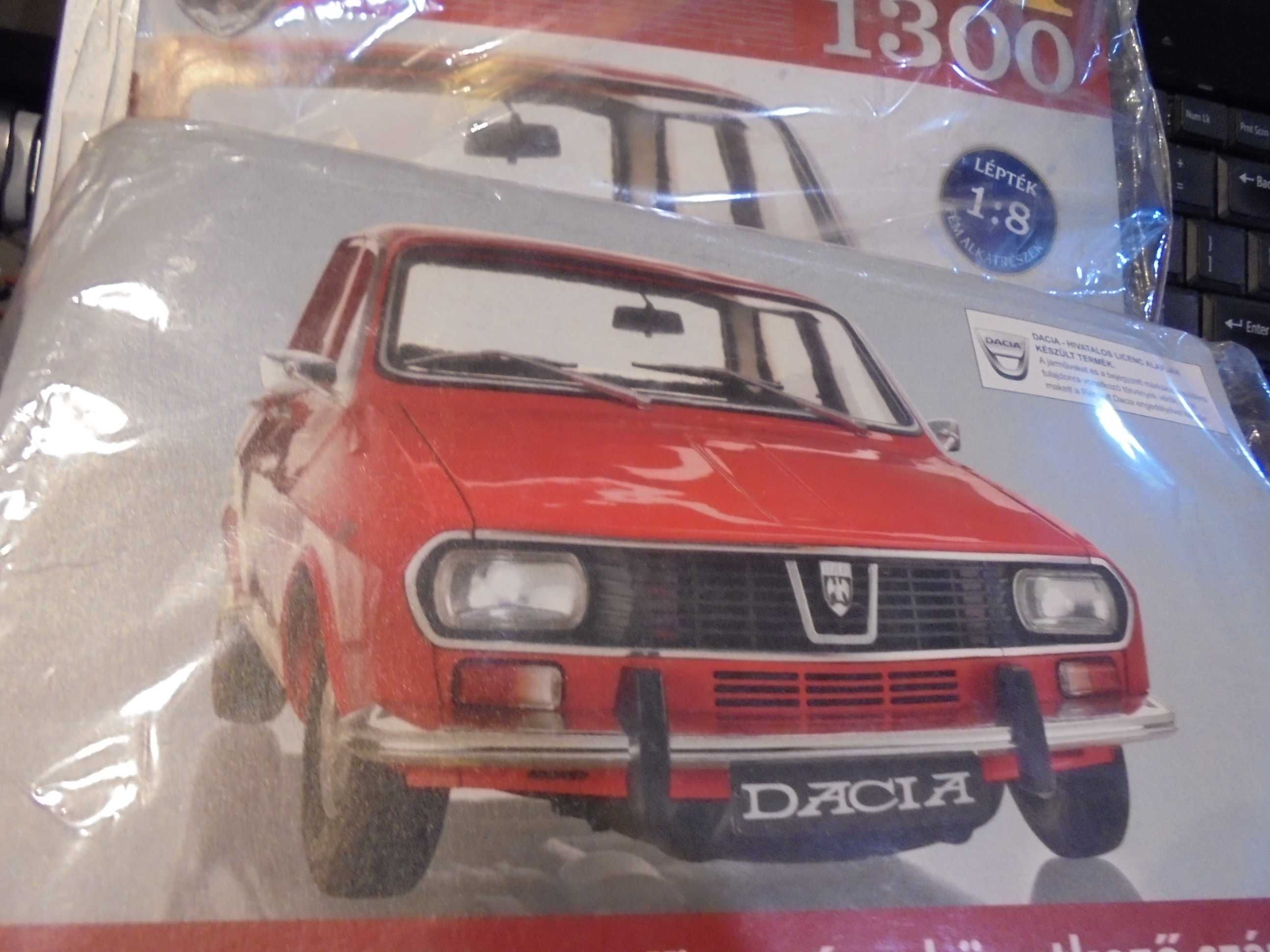 Dacia 1300 1:8 koła 3szt.,kompletne,gazetka,okazja.