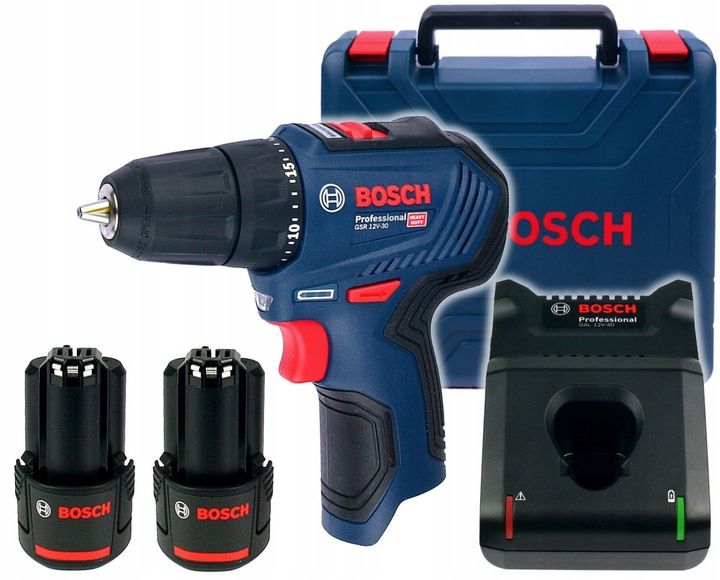 Wkrętarka Gsr 12v-30 Bosch 2x2,0ah Bezszczotkowa