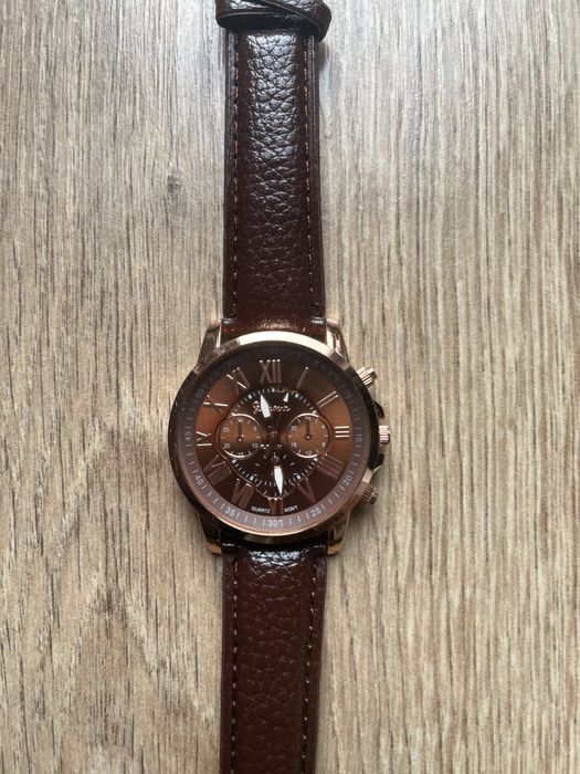 Zegarek damski/unisex brązowy