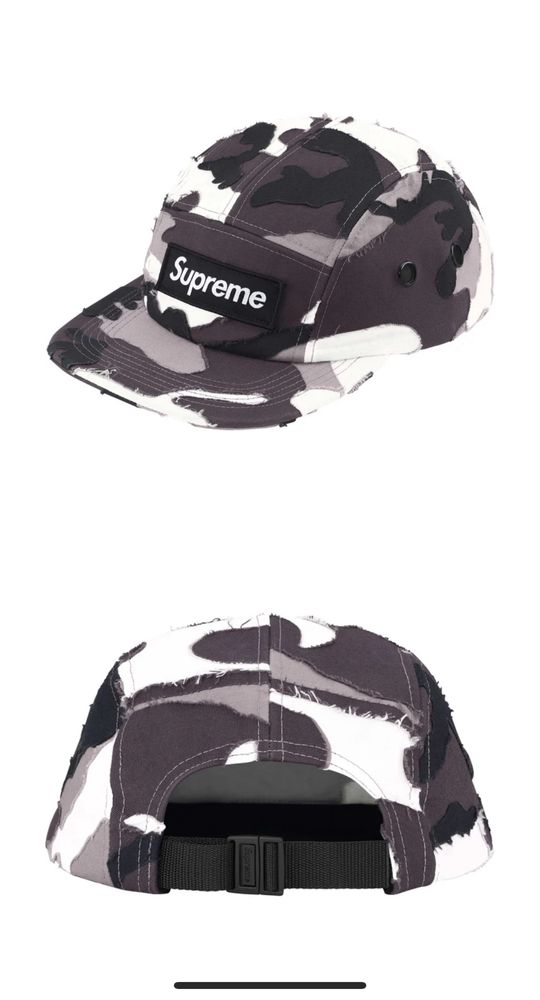 Supreme Layered camo camp cap