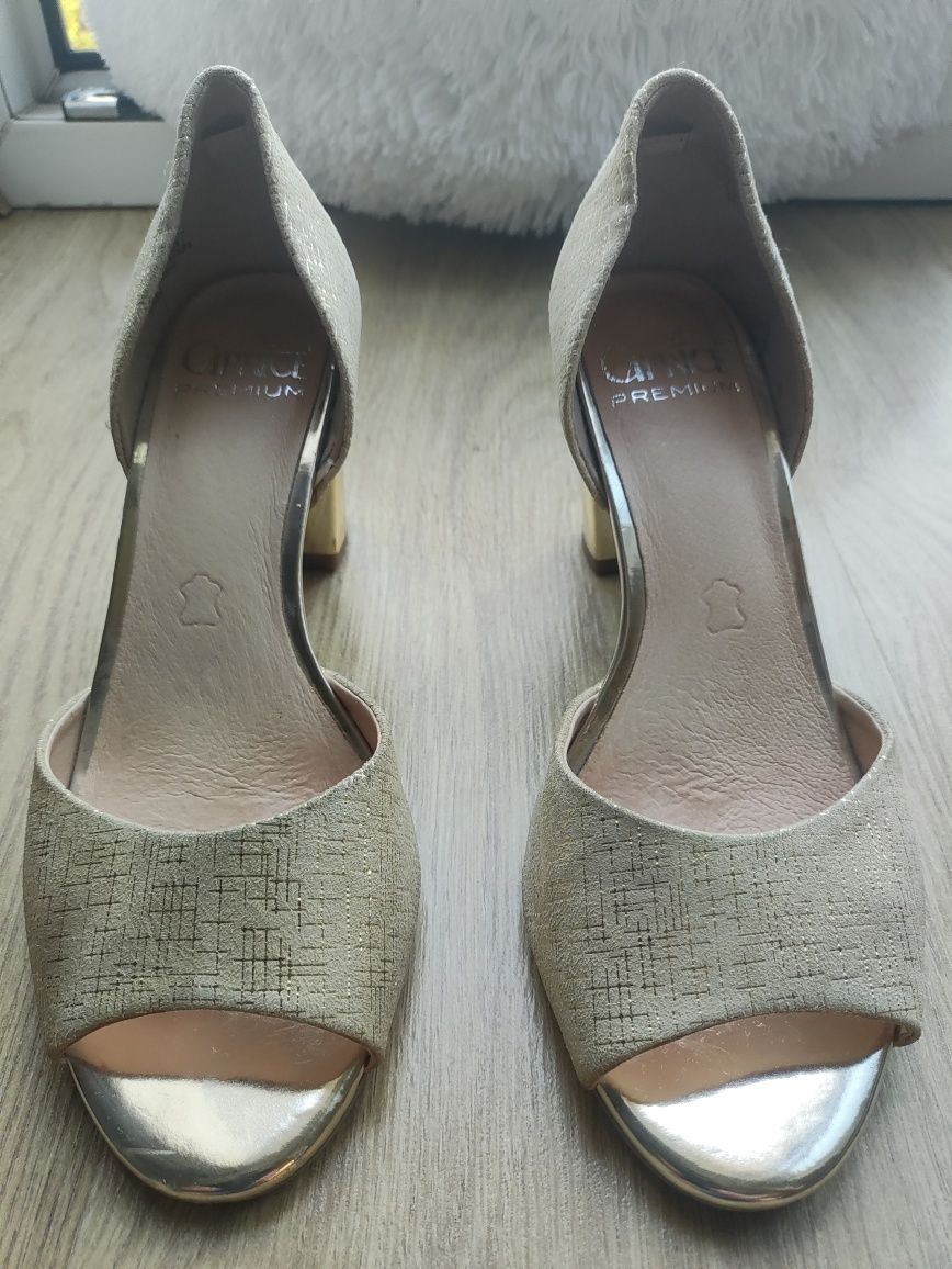 Buty pantofle odkryte Caprice Premium 4 1/2