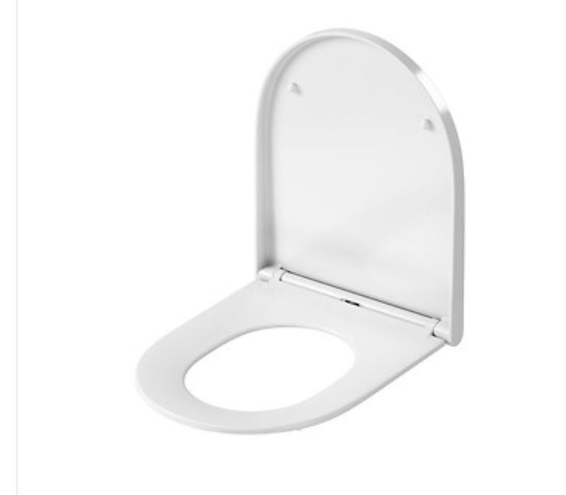 Deska WC jak nowa Cersanit Larga Oval Slim, wolnoopadająca, duroplast
