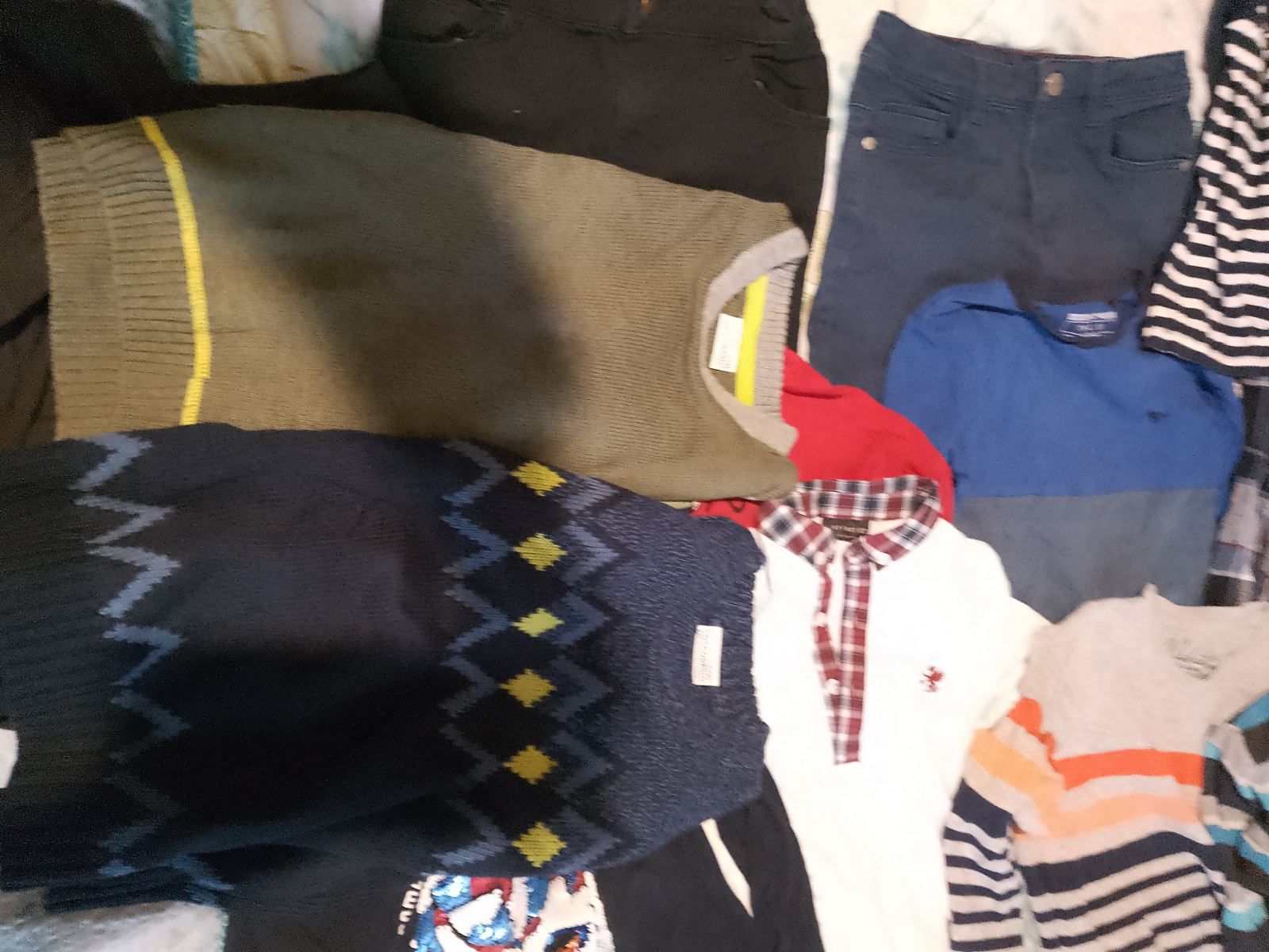 Пакет речей(джинси , футболки,светри)на хлопчика 5-7 років