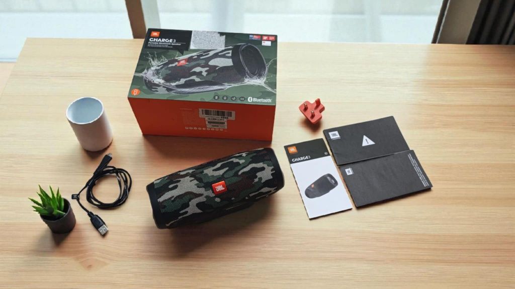 JBL Charge 3 oryginalny komplet