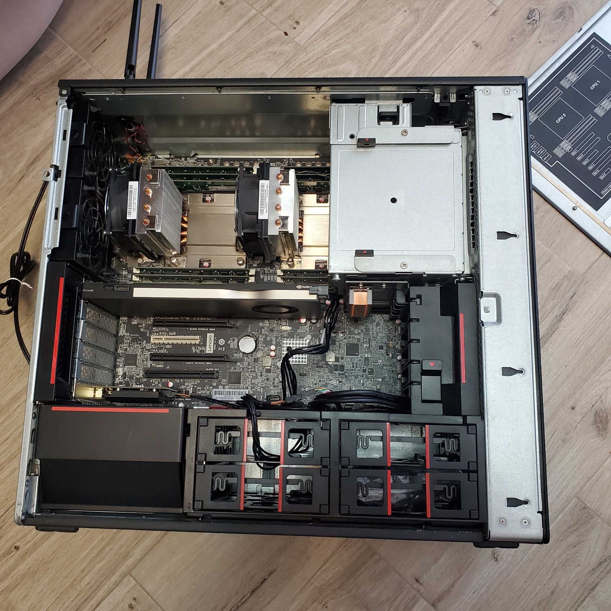 Станція Lenovo ThinkStation P710 2 x Xeon E5-2658 V4 - 56 Cores, Обмін
