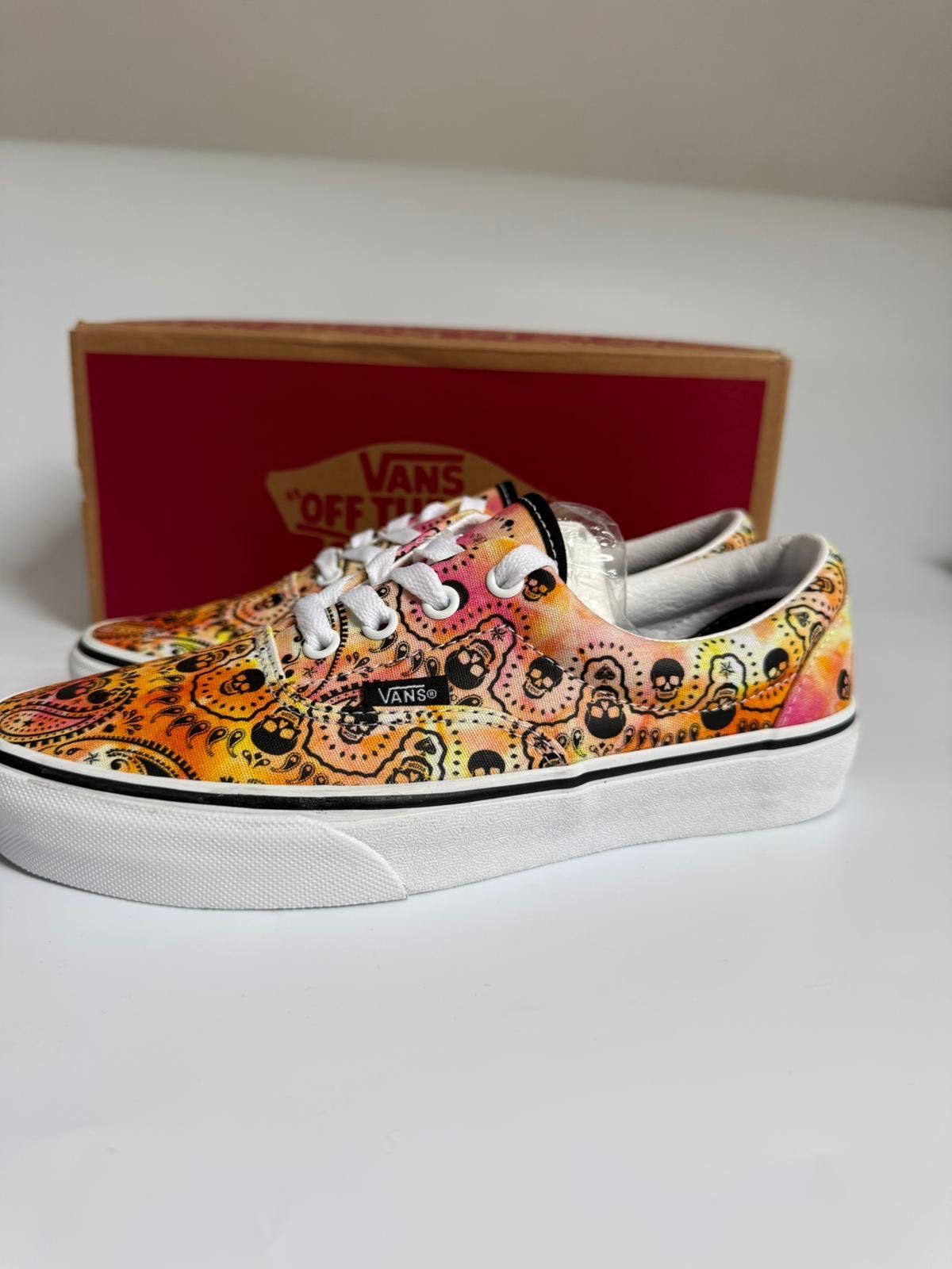 Nowe trampki unisex VANS ERA BANDANA TIE DYE pomarańczowe 38