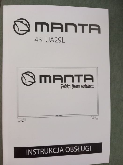 Telewizor manta 43LUA29L sprawny, 43' cale