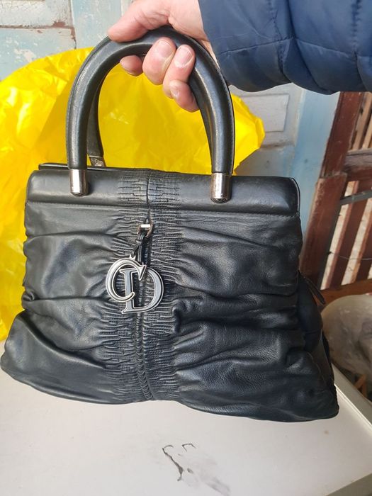 Женская кожаная сумка Christian Dior.Оригинал